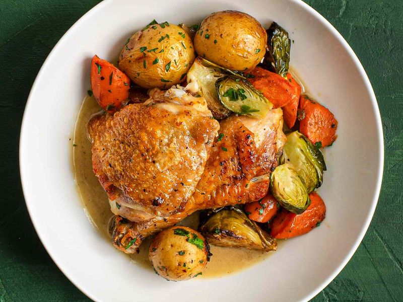 Pan-Roasted Chicken Thighs