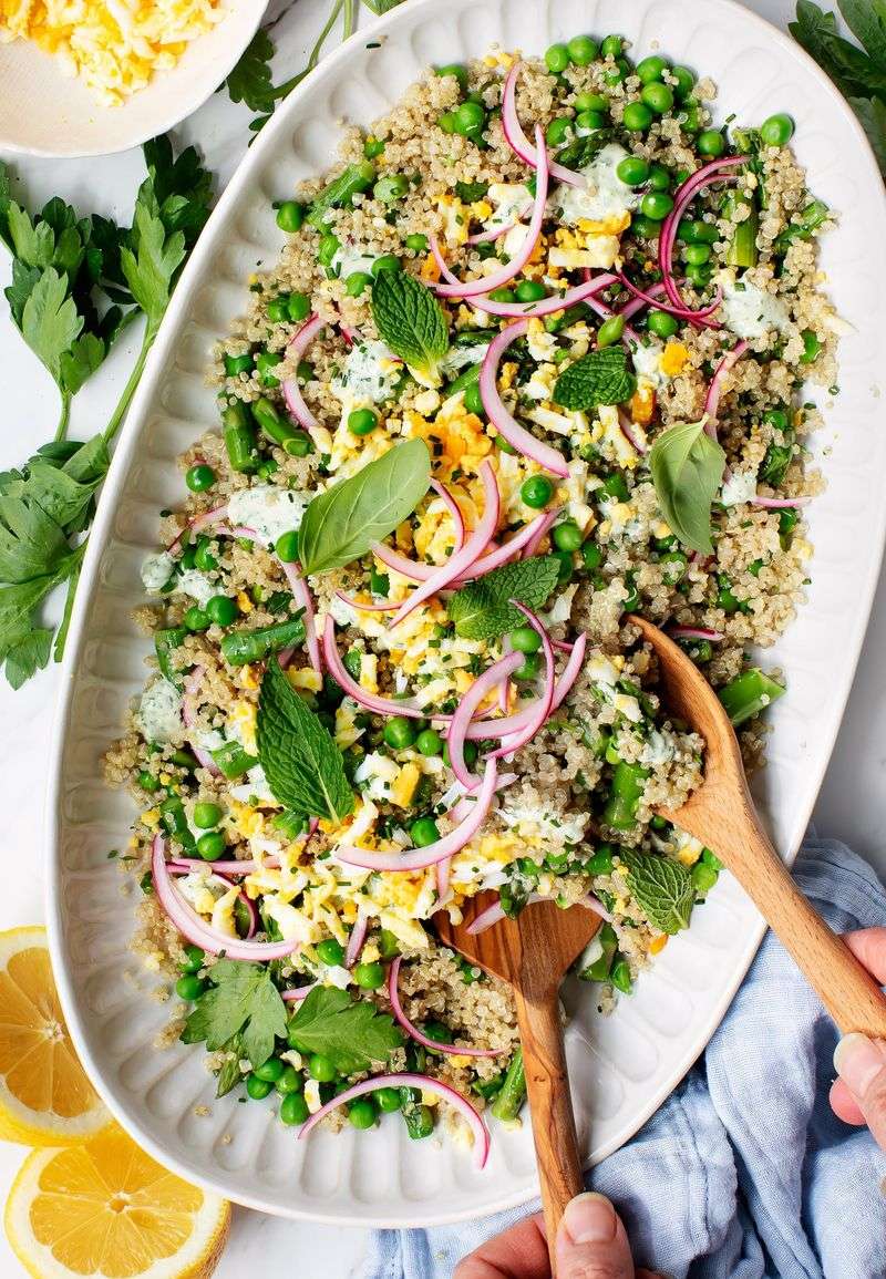 Spring Vegetable Quinoa Pilaf