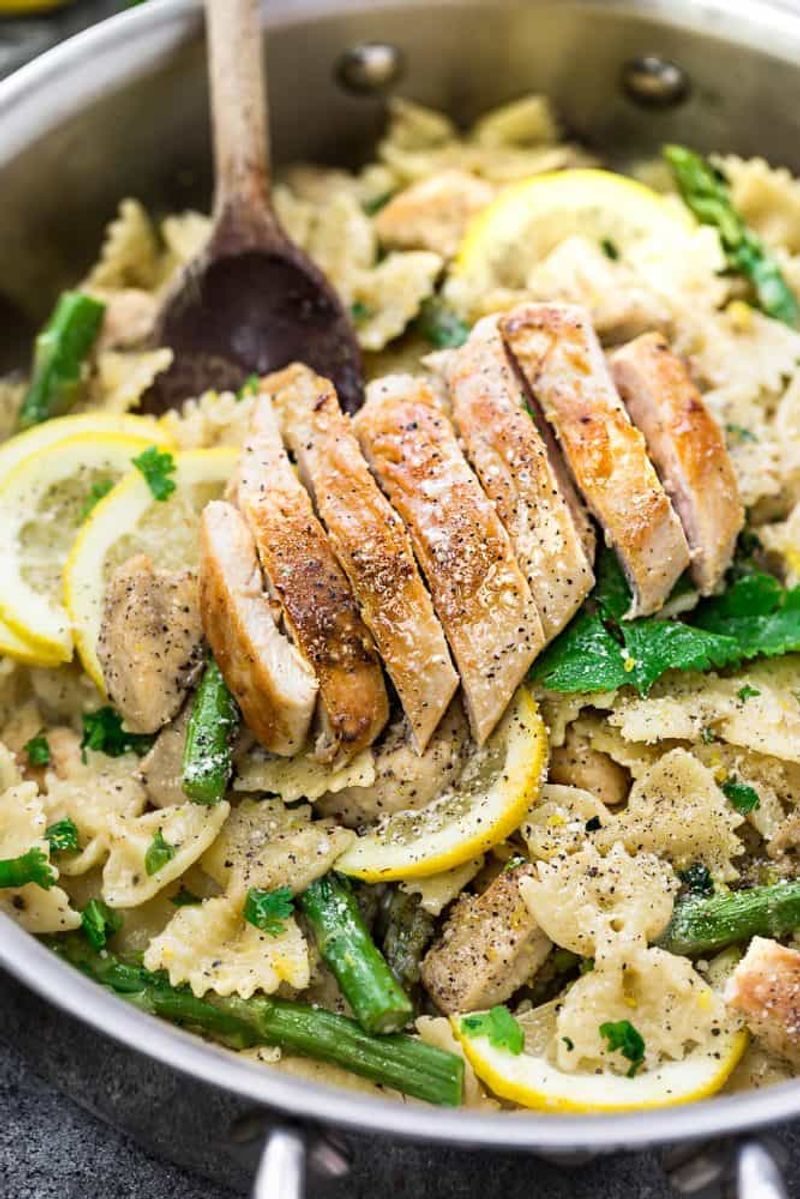 Chicken and Asparagus Pasta Bake