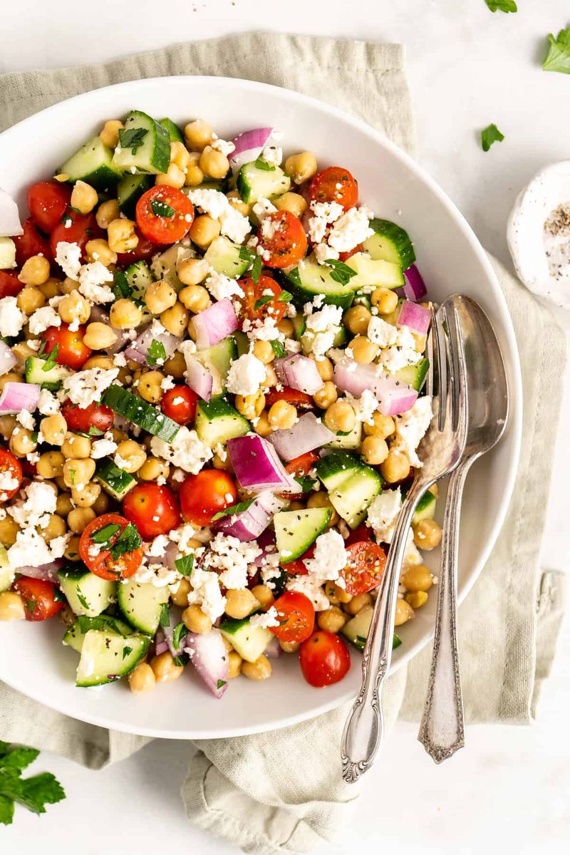 Mediterranean Chickpea Bowls