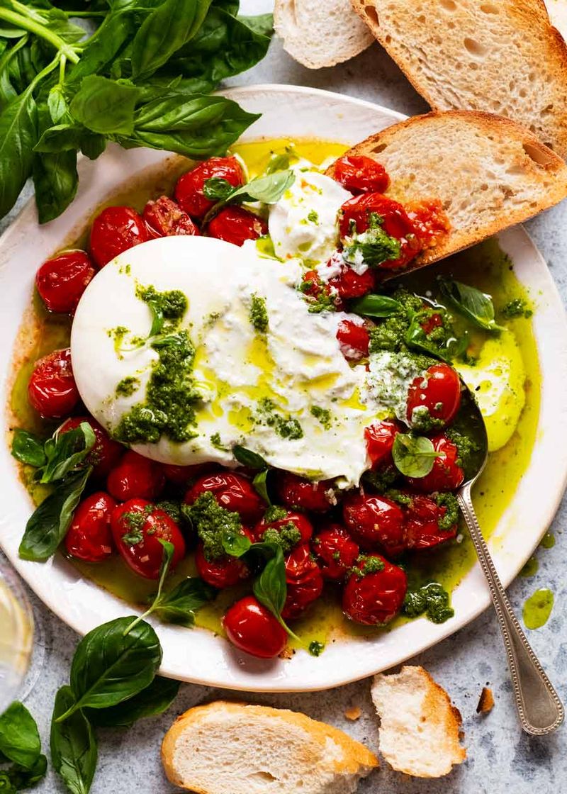 Tomato and Burrata Salad