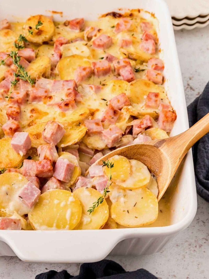 Scalloped Potatoes with Ham