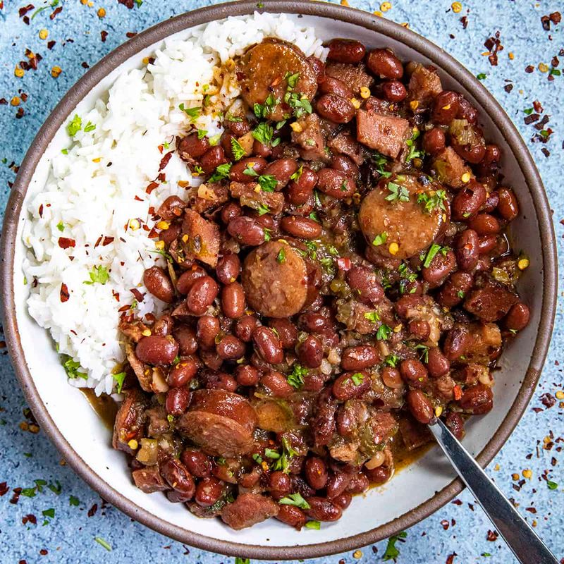 Red Beans and Rice (with Smoked Sausage)