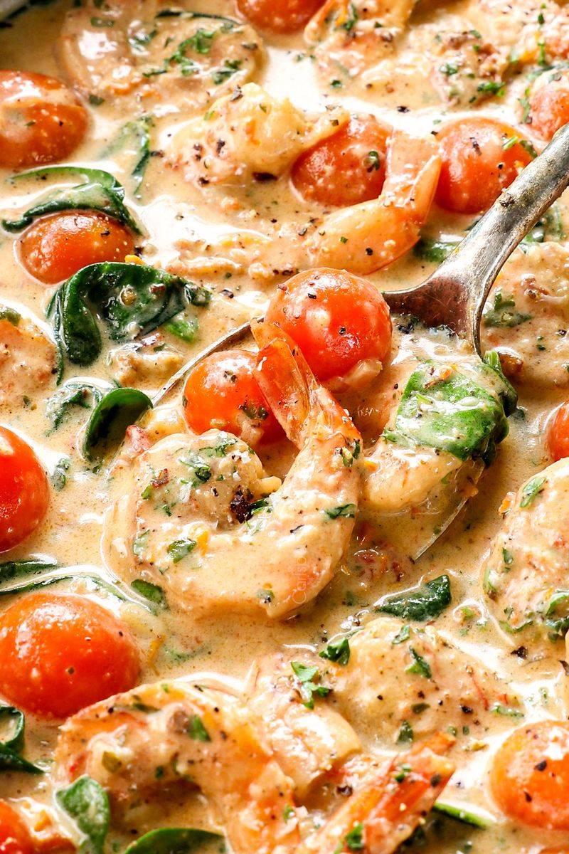 Creamy Tuscan Shrimp