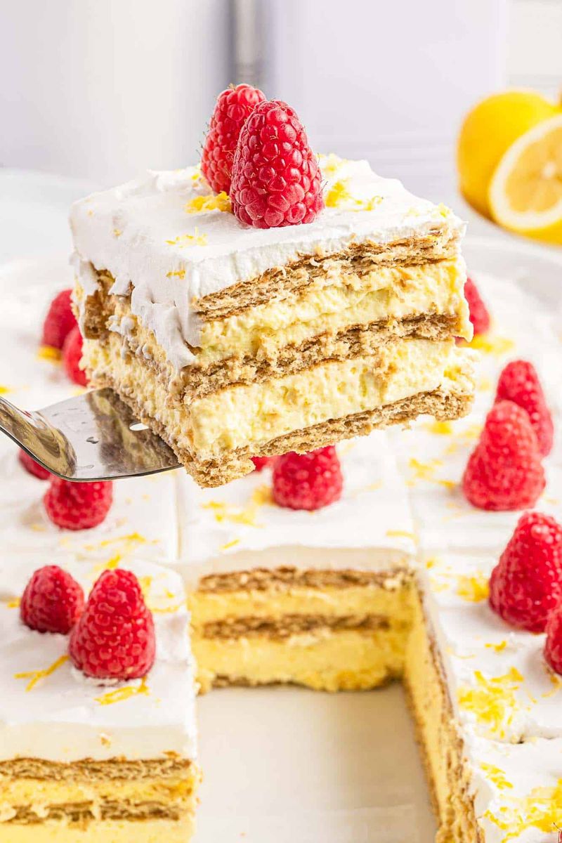 No-Bake Lemon Icebox Cake