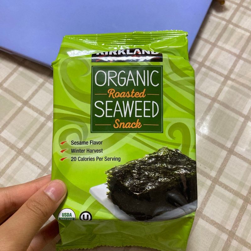 Kirkland Signature Organic Roasted Seaweed Snacks