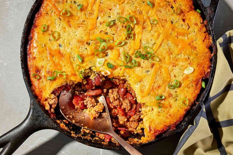 Cornbread Chili Casserole
