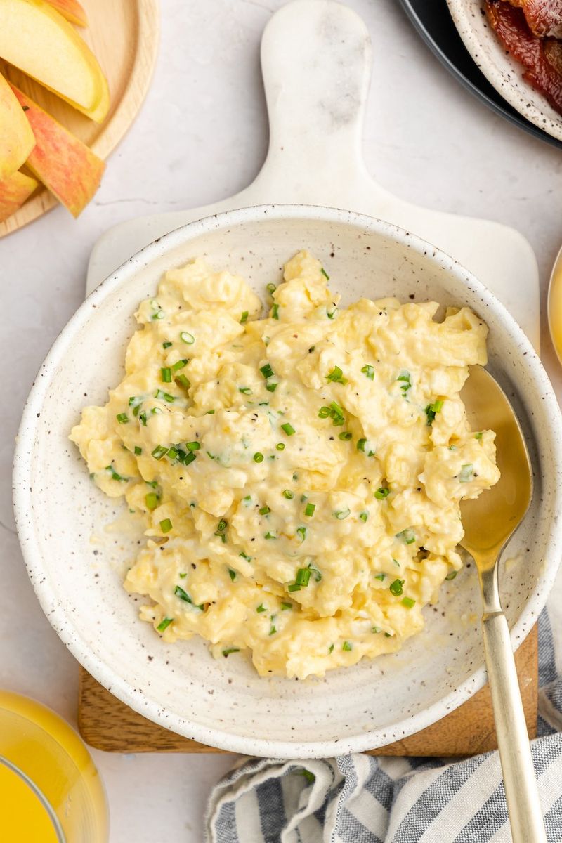 Crockpot Scrambled Eggs