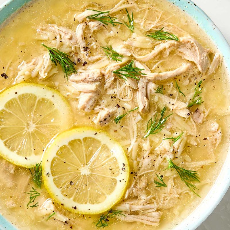Greek Lemon Chicken Soup (Avgolemono-Inspired)