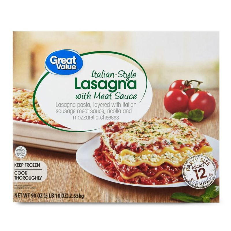 Great Value (Walmart) Meat Lasagna
