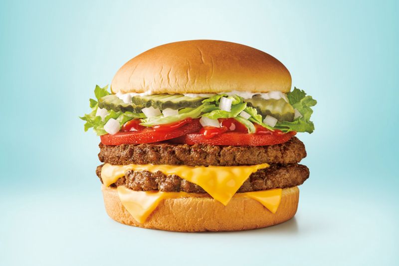 Sonic SuperSONIC Double Cheeseburger