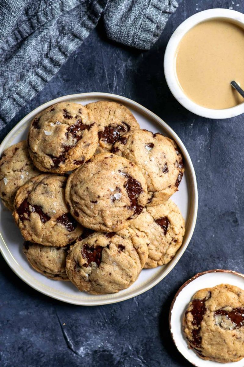 Tahini Chocolate Chip Cookies