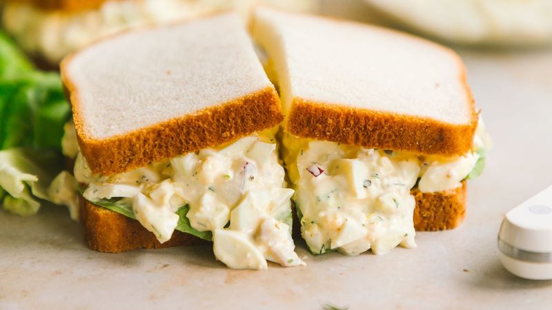 Egg Salad on White Bread