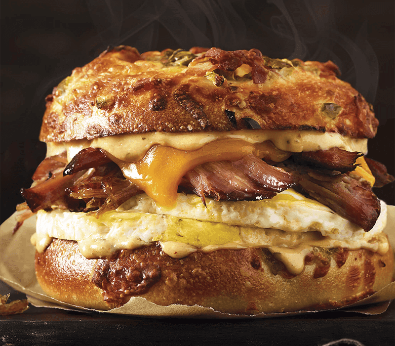 Einstein Bros. All-Nighter Egg Sandwich