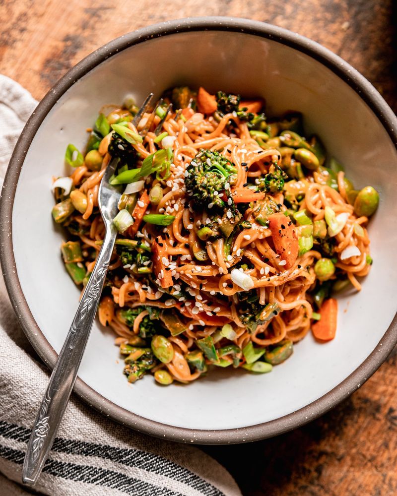 Messy Sauced Noodles or Stir-Fry