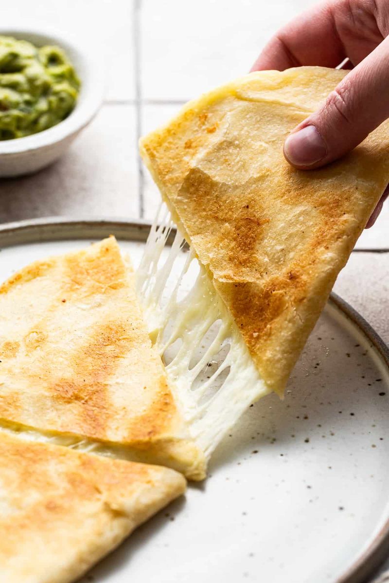 Quesadillas with Just Cheese