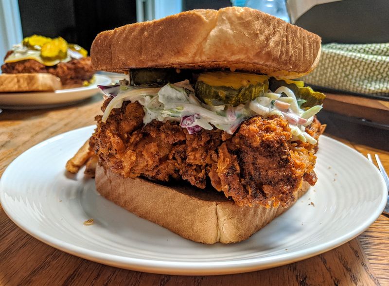 Tennessee – Nashville Hot Chicken Grilled Cheese