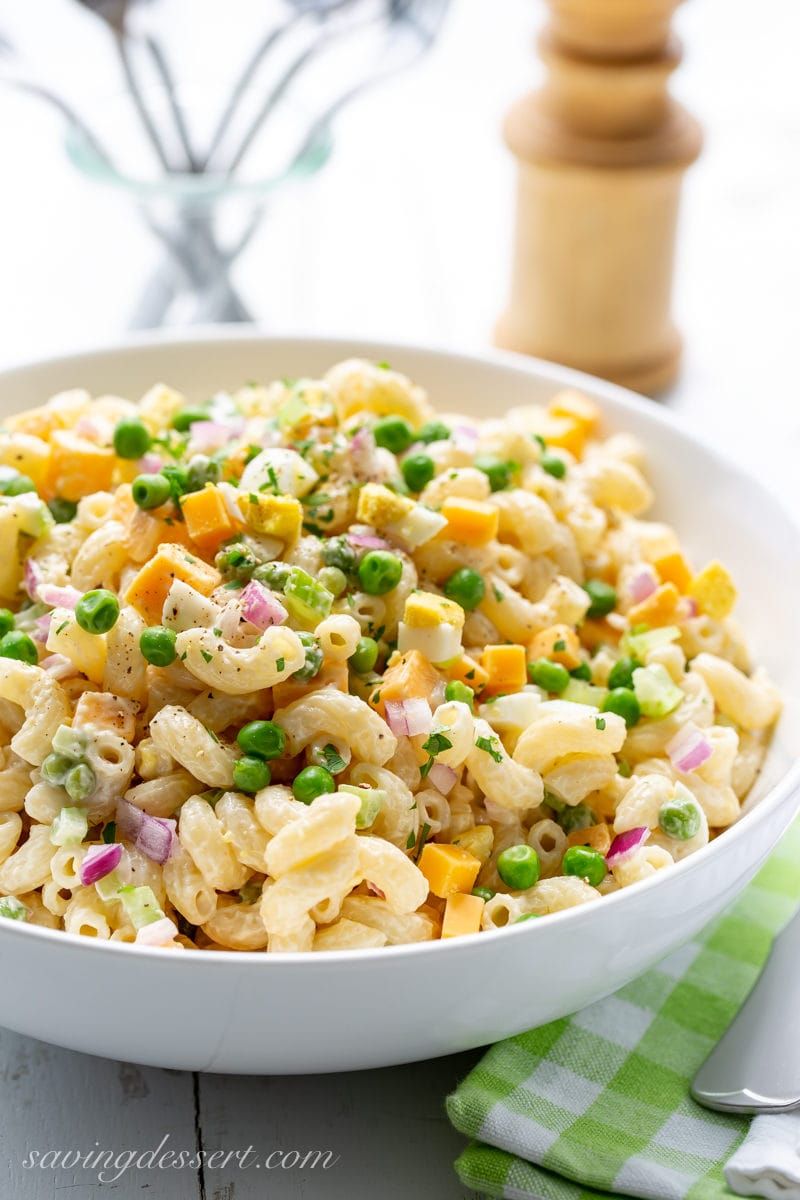Pea & Cheese Elbow Salad