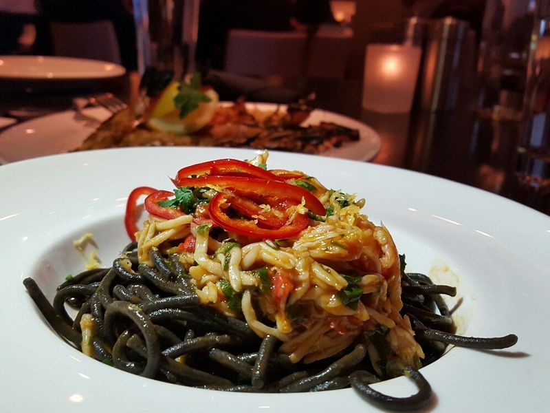 Spaghetti with Crab and Chili at RPM Italian (Chicago, IL)
