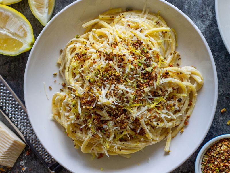 Spaghetti with Lemon and Breadcrumbs at Flour + Water (San Francisco, CA)