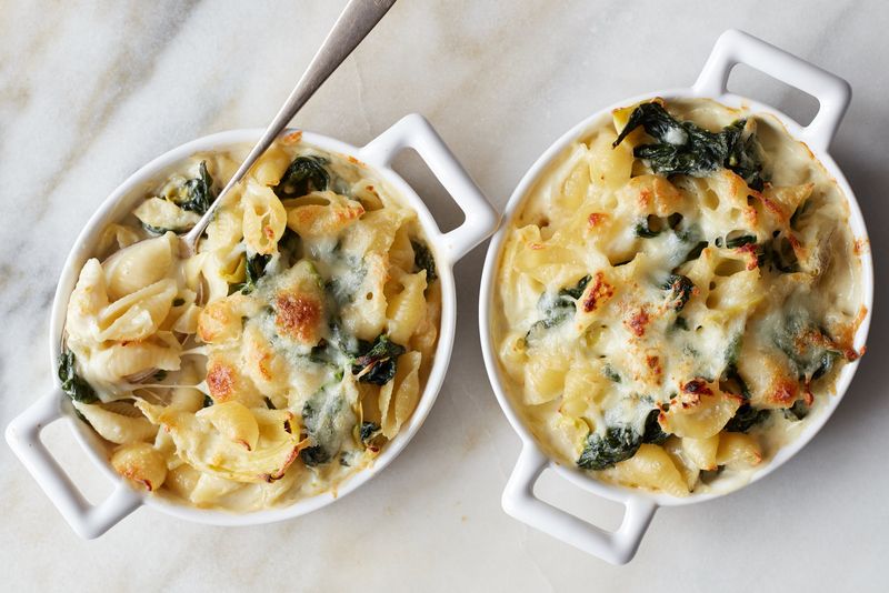 Creamy Artichoke and Spinach Pasta