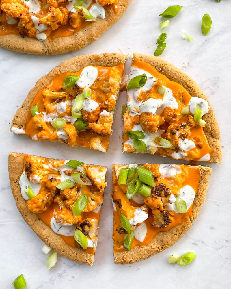 Buffalo Cauliflower Pizza