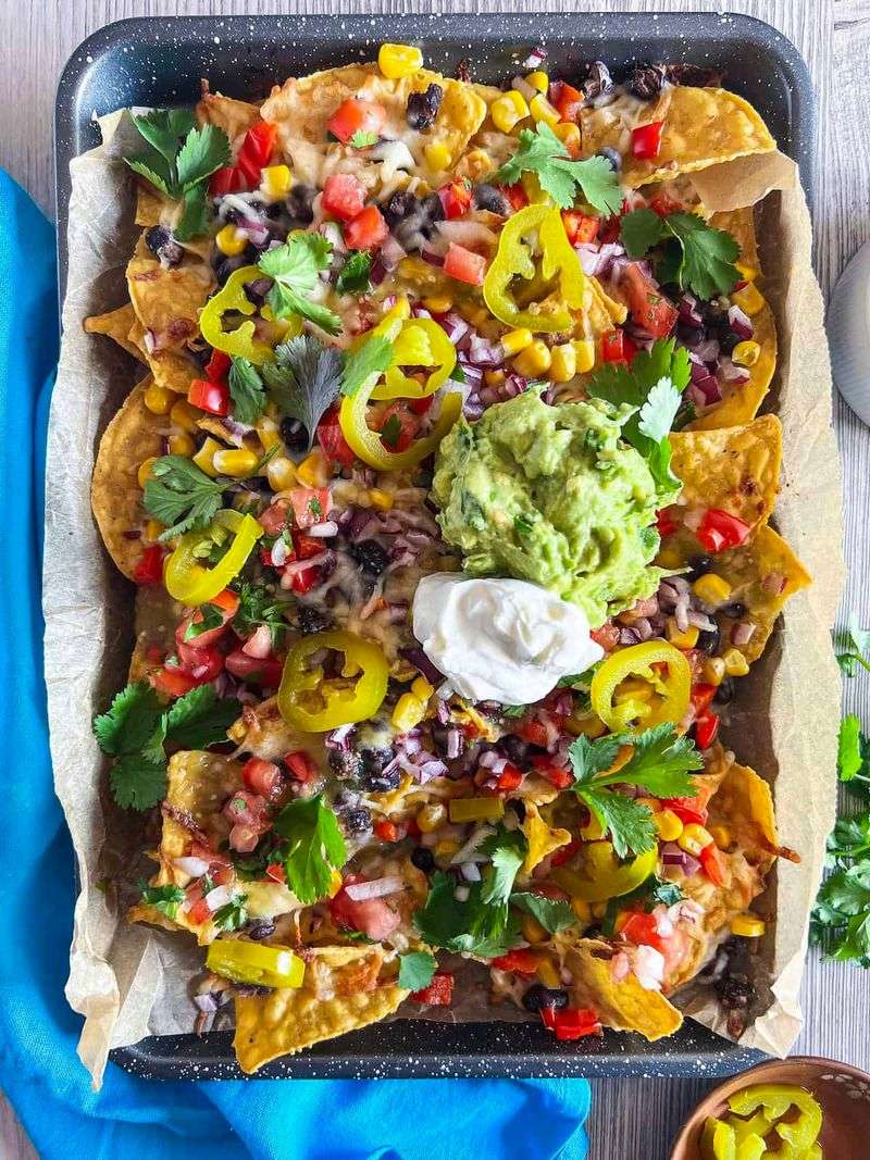 Loaded Veggie Nachos