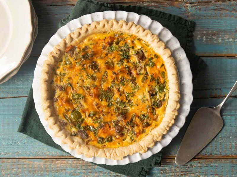 Sausage & Potato Quiche