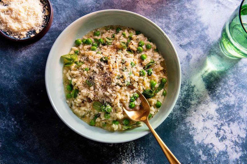 Spring Pea & Mint Risotto