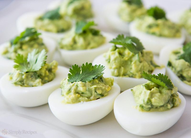 Avocado Deviled Eggs