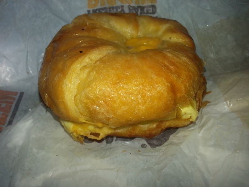 Burger King’s Croissan’wich (Egg & Cheese)