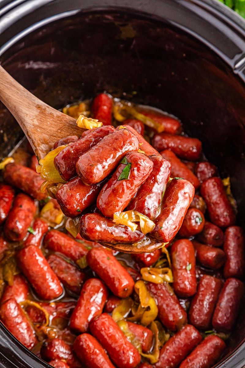 Crockpot BBQ Cocktail Weenies
