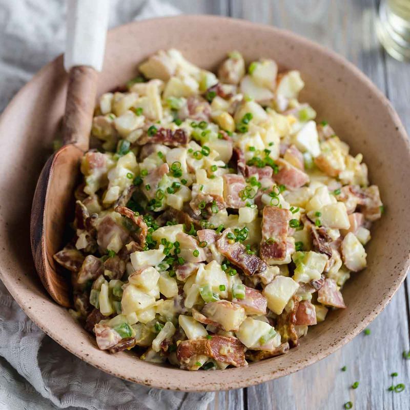 Gloppy Potato Salad with Too Much Mayo