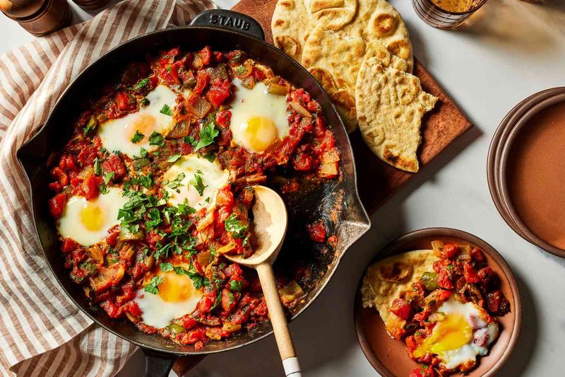 Shakshuka (Eggs in Spiced Tomato Sauce)
