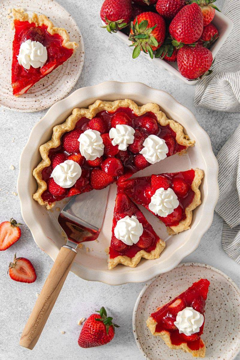 Pre-Made Strawberry Pies (With Red Glaze)