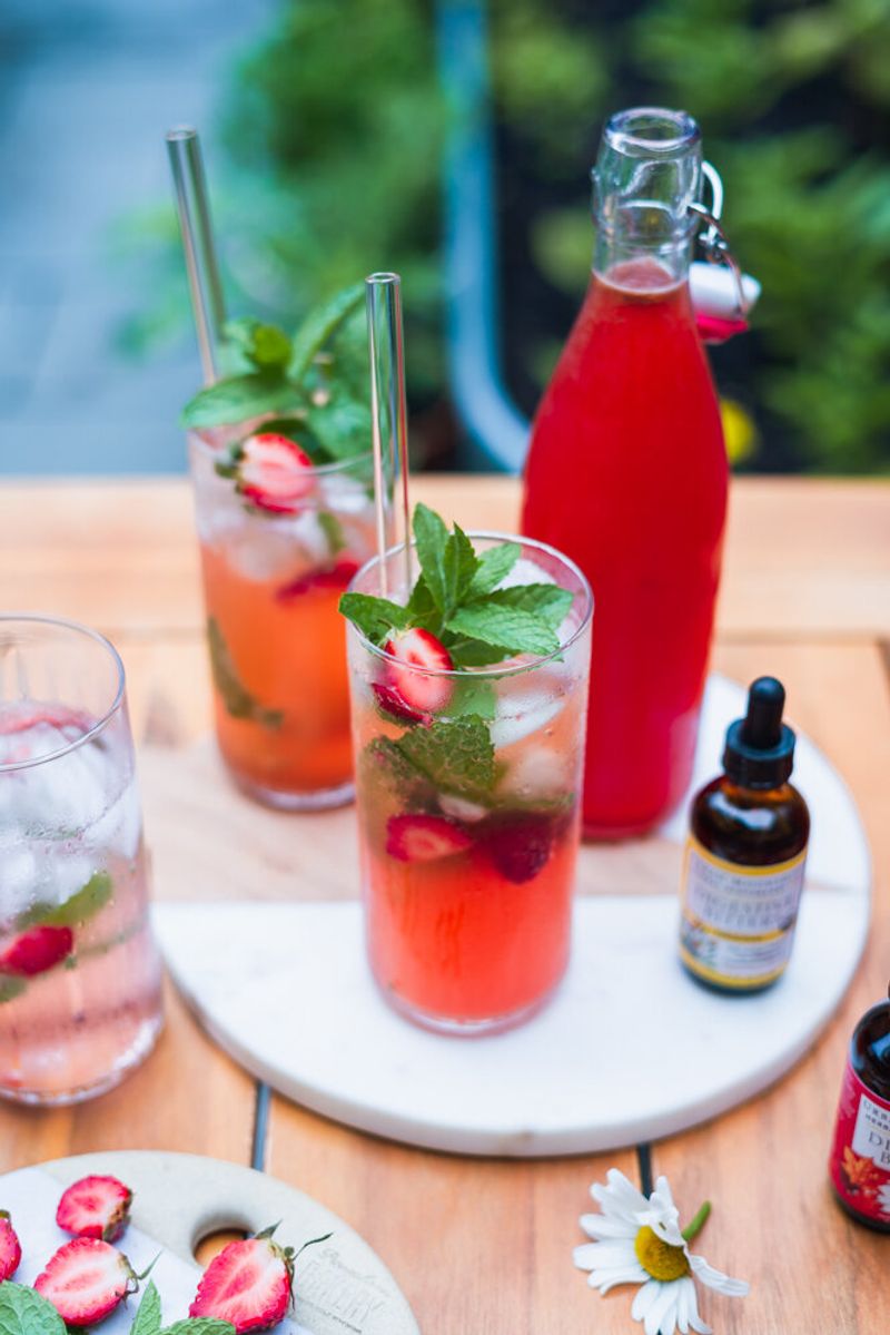Strawberry Shrub (Drinking Vinegar)