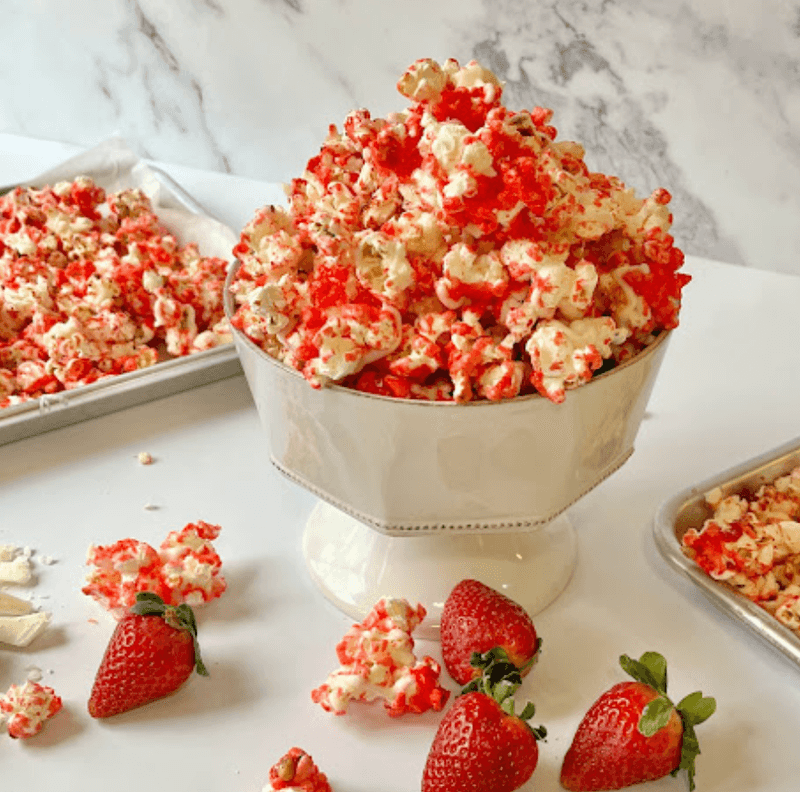 Strawberry Popcorn Glaze