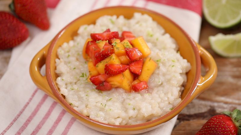 Strawberry-Coconut Rice