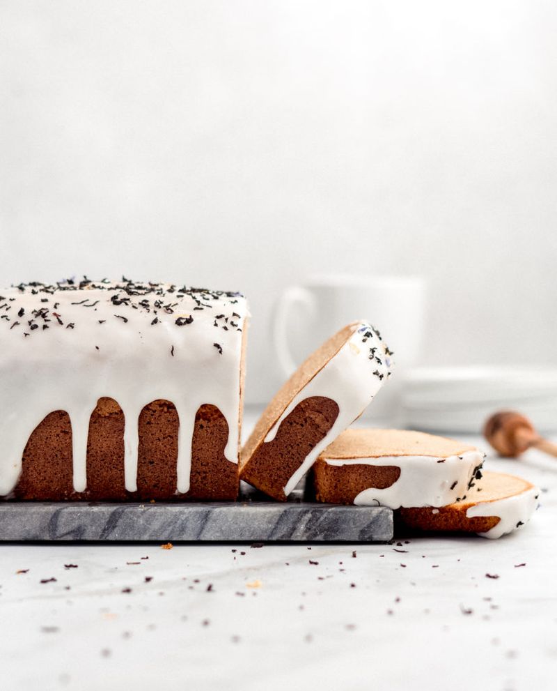 Earl Grey Tea Cake with Honey Glaze