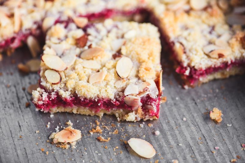 Raspberry Almond Bars