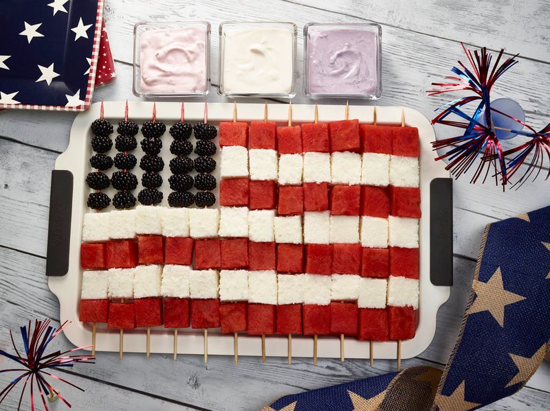 Flag Fruit Kabobs