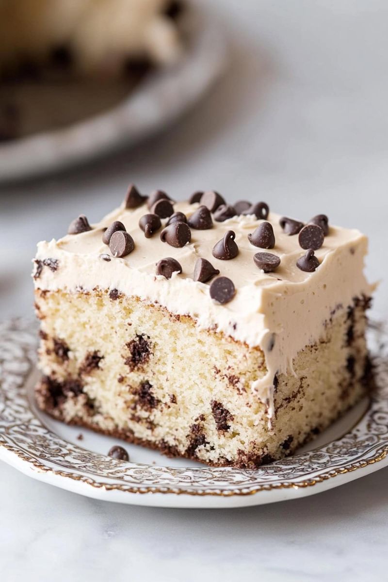 Chocolate Chip Sheet Cake