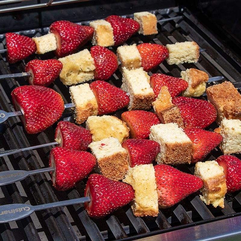 Grilled Strawberry Skewers