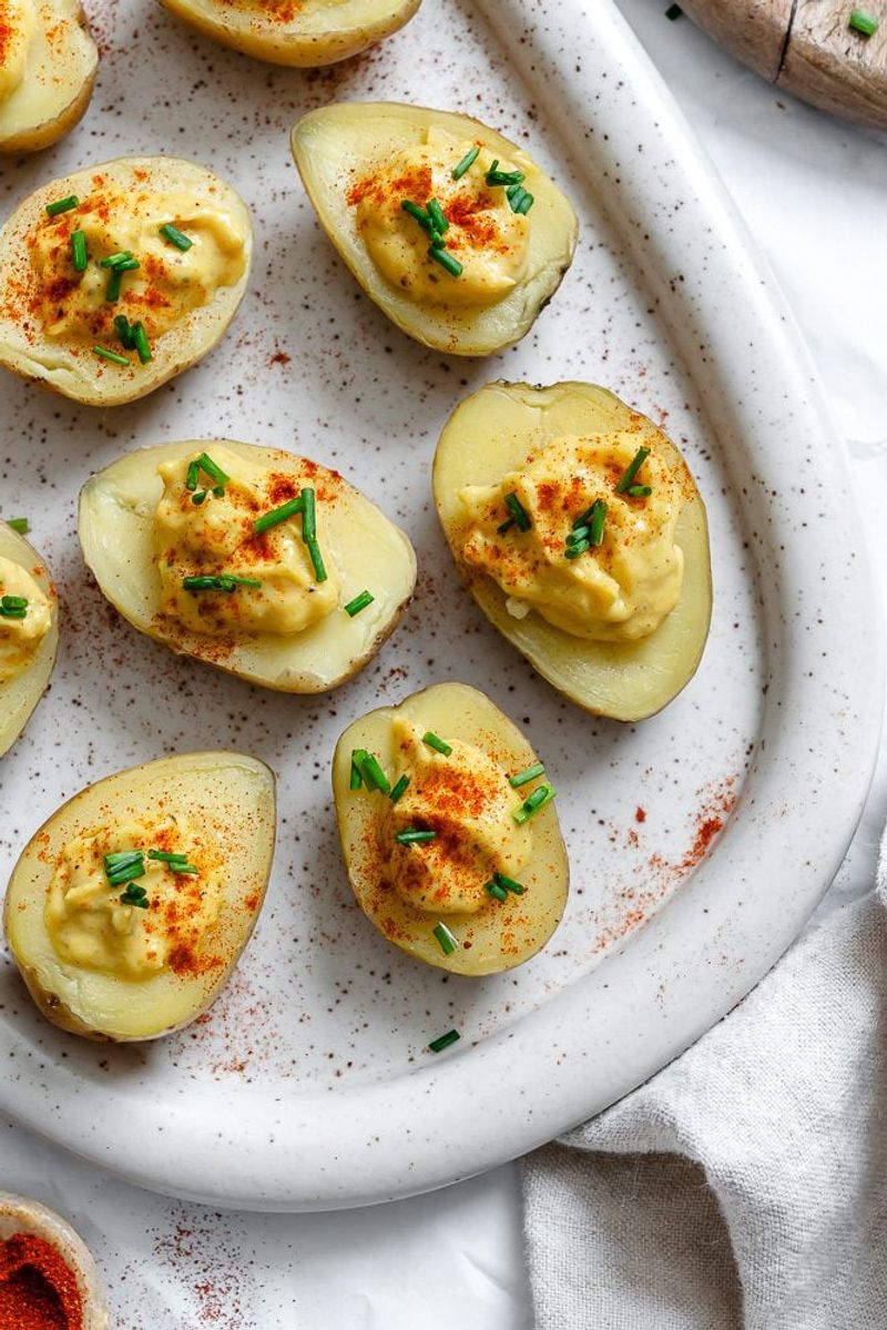Vegan Deviled Potatoes