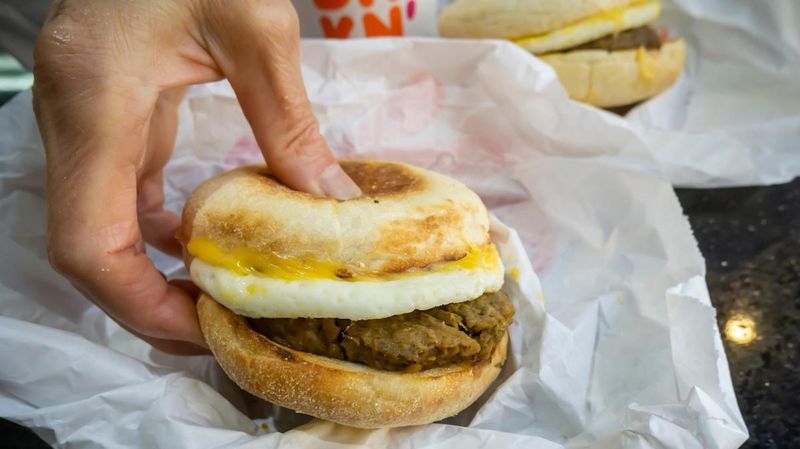 Dunkin’s Egg & Cheese on English Muffin