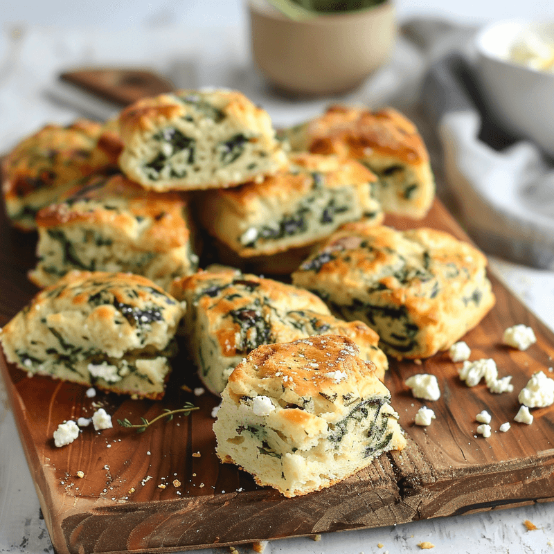 Feta & Spinach Scones