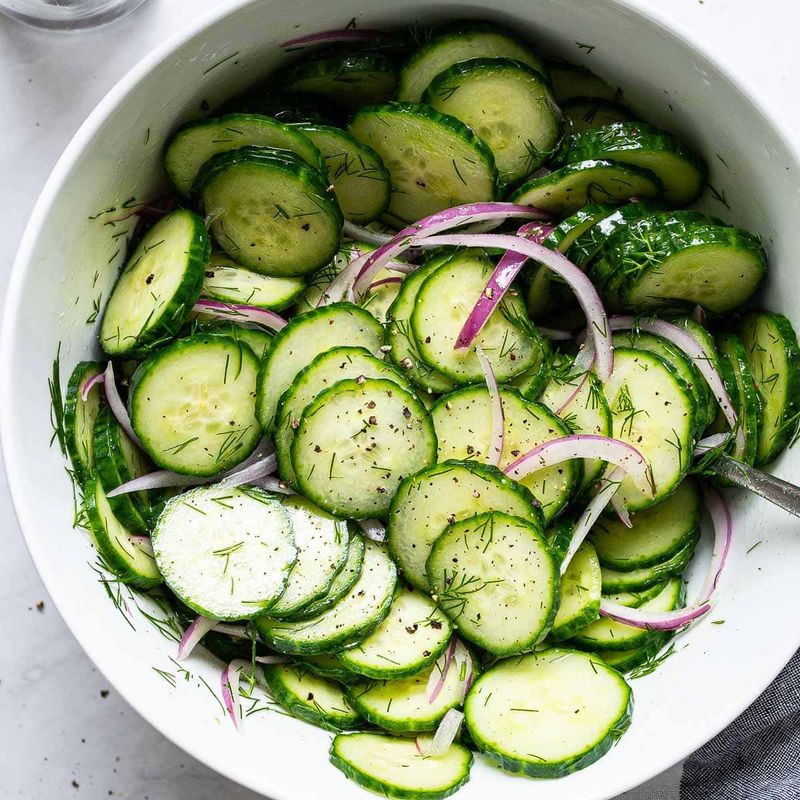 Marinated Cucumber Salad