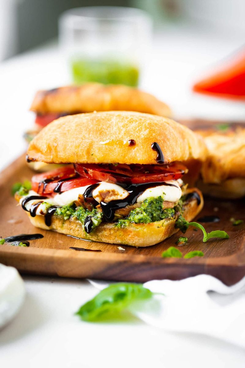 Caprese Sandwich on Ciabatta