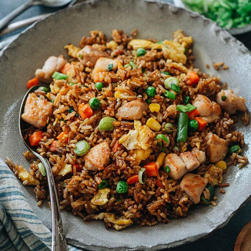 Chicken Stir-Fried Rice