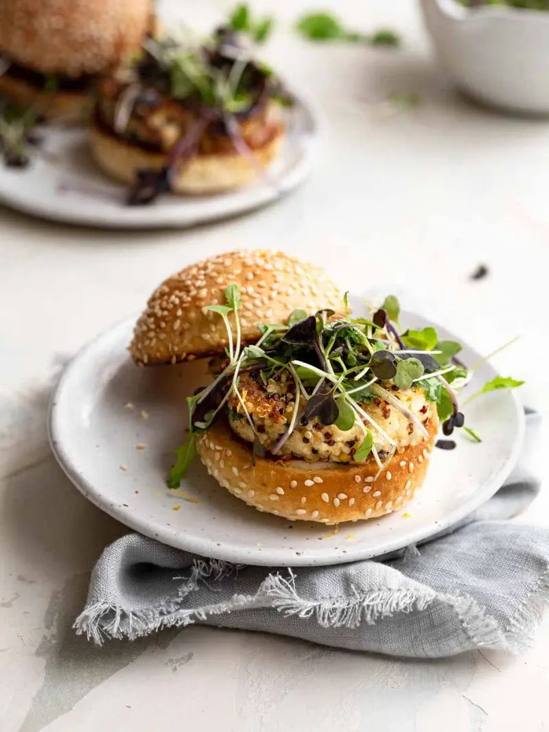 Cauliflower & Quinoa Burger